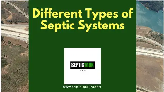 different types of septic system designs banner