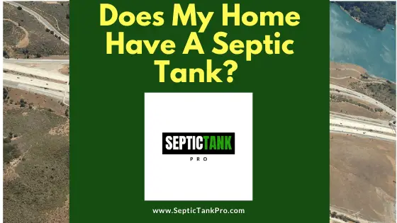 Does my home have a septic tank banner