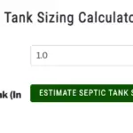 Free Septic Tank Sizing Calculator tool