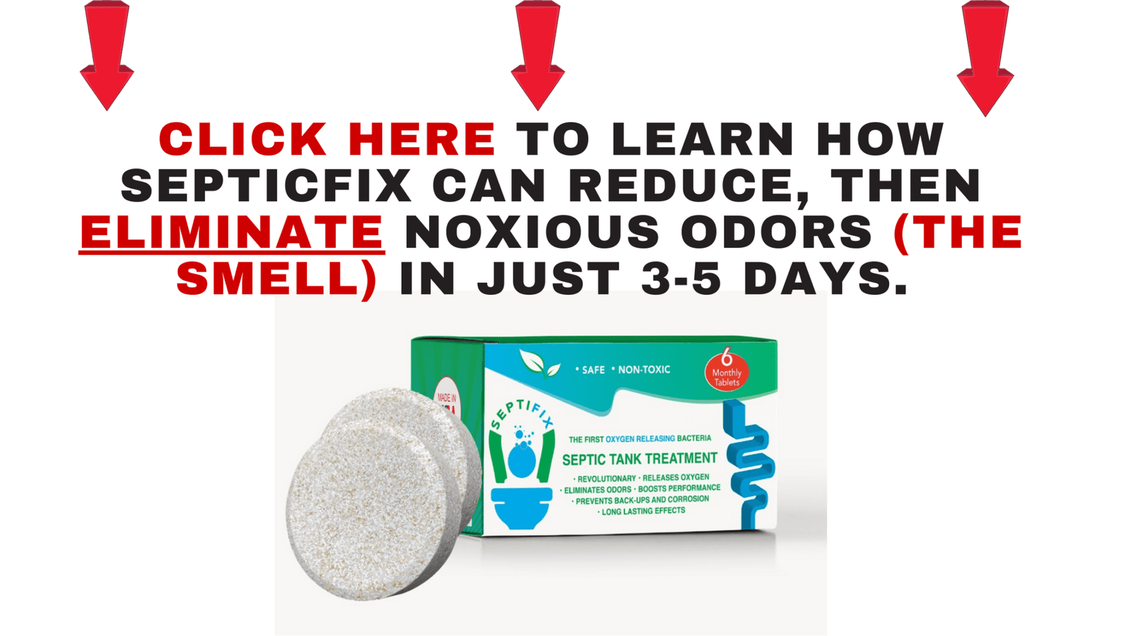 The Best Septic Tank Odor Neutralizers Can Reduce Smells In Just Days   Septifix Banner Eliminate Smell 2048x1152 